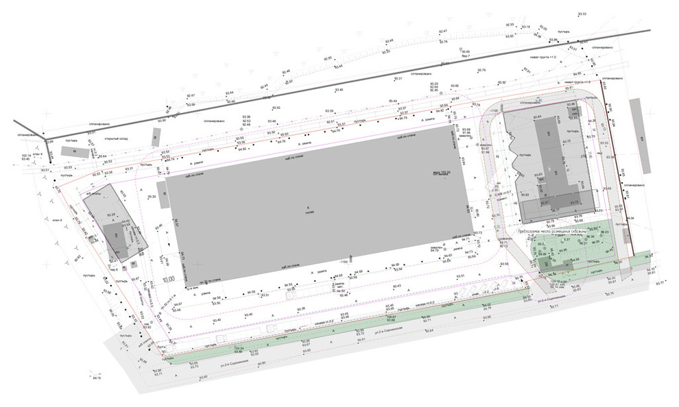 Обложка проекта: Проект производственно-складской базы.