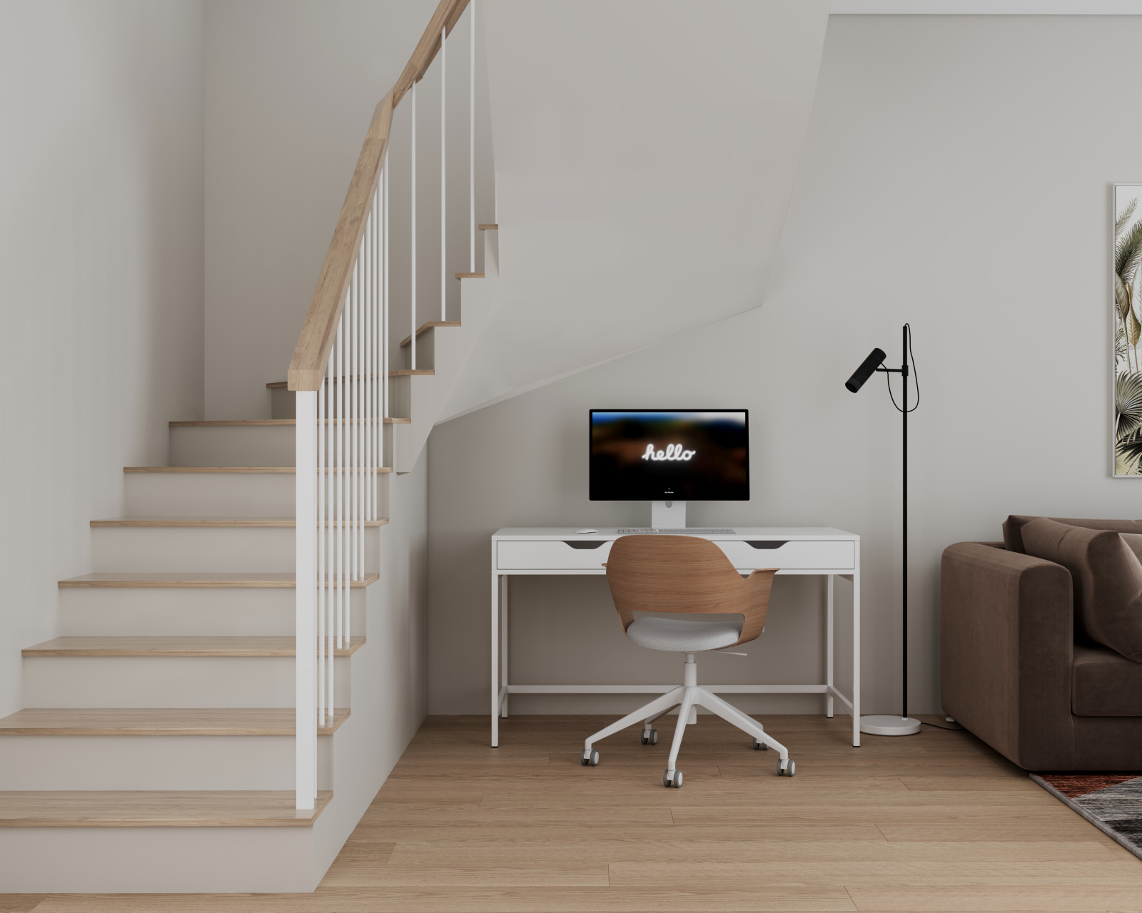 Частный дом с небольшой высотой потолков