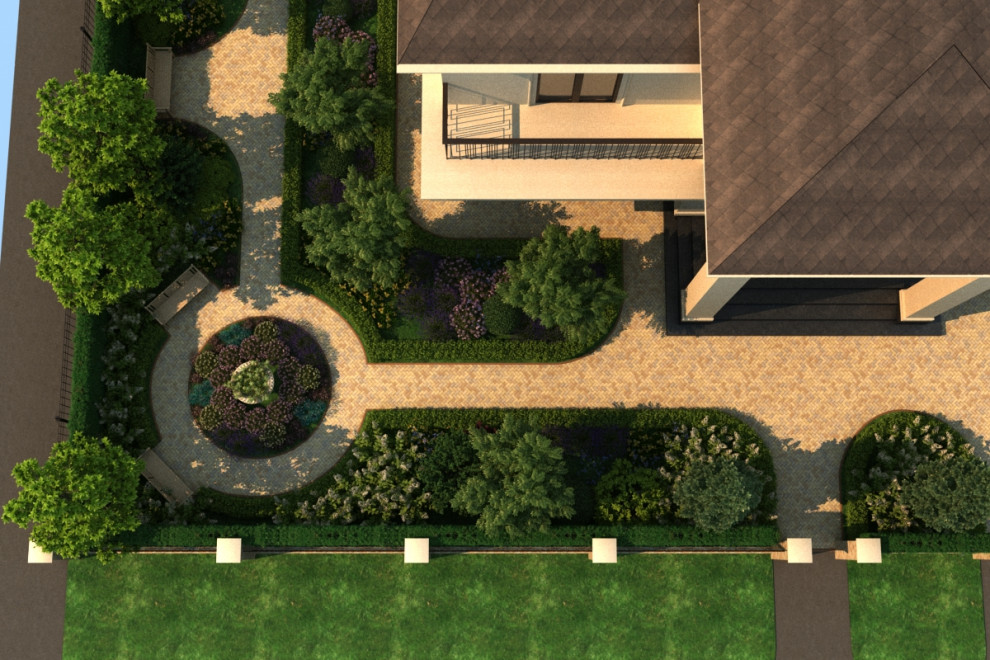 Дизайн-проект в 3D 12 соток