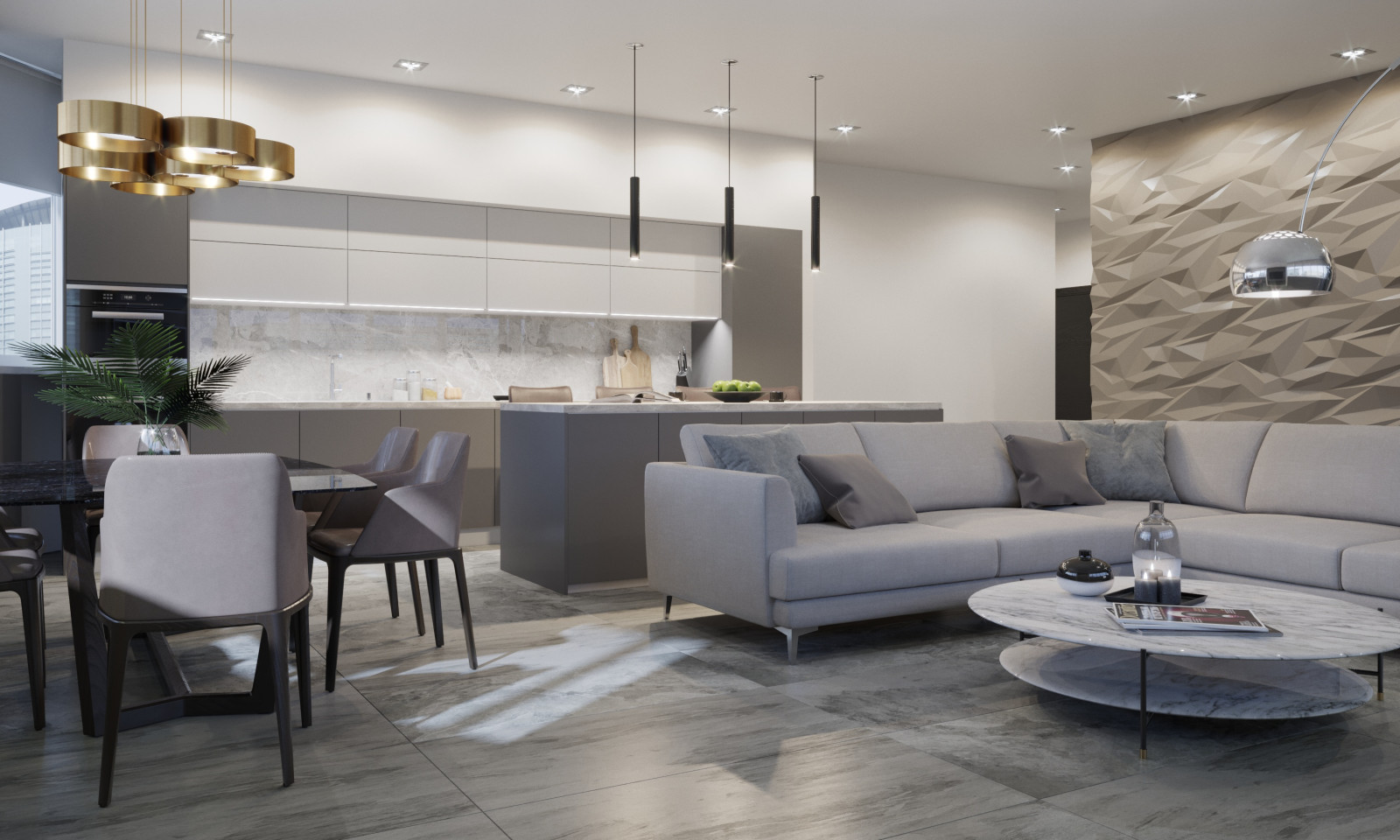 Современная квартира для молодого человека