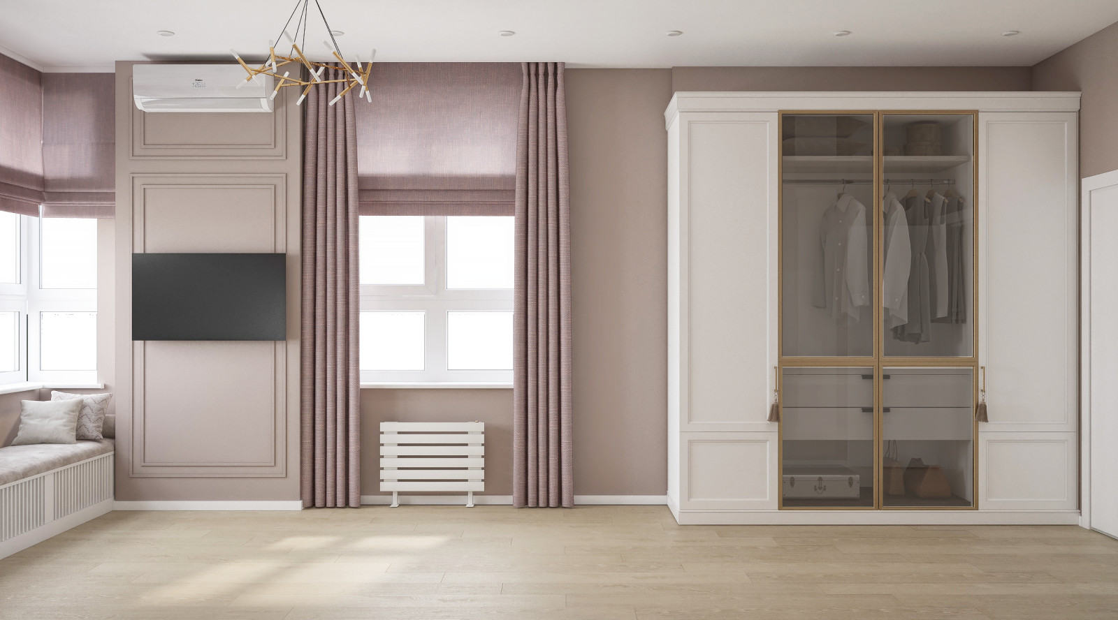 Элегантная квартира в Москве для молодой семьи