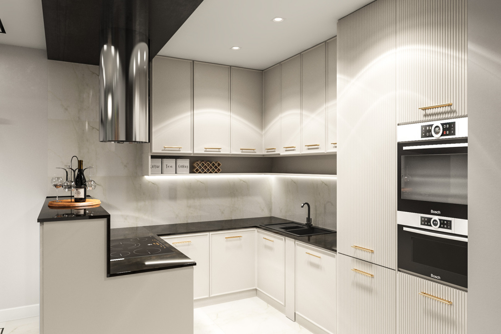 Кухня-гостиная Венский лес