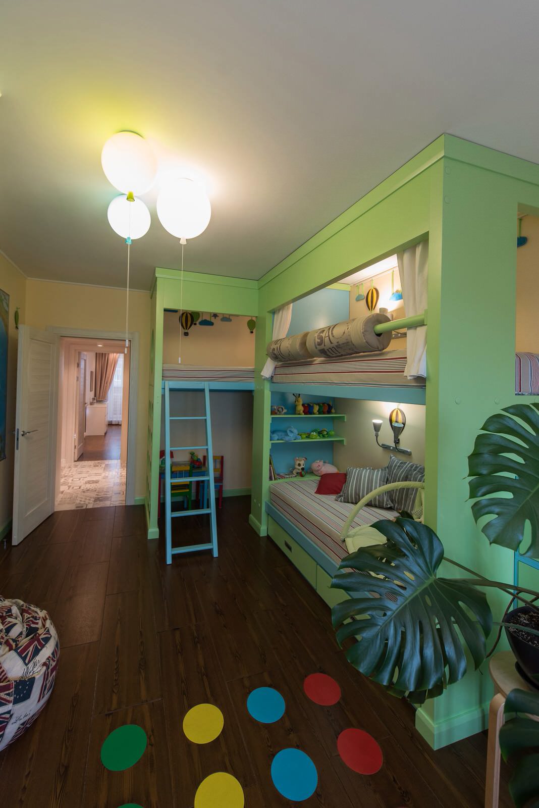 Квартира для семьи с 3 детьми в стиле лофт