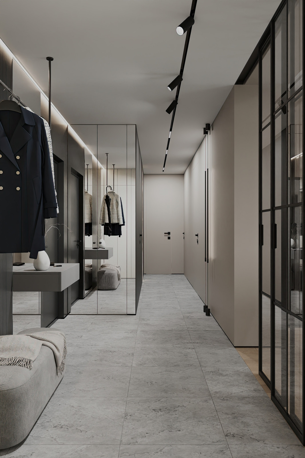 Дизайн и ремонт квартиры в ЖК Шуваловский Prima - Чёрно-белая магия