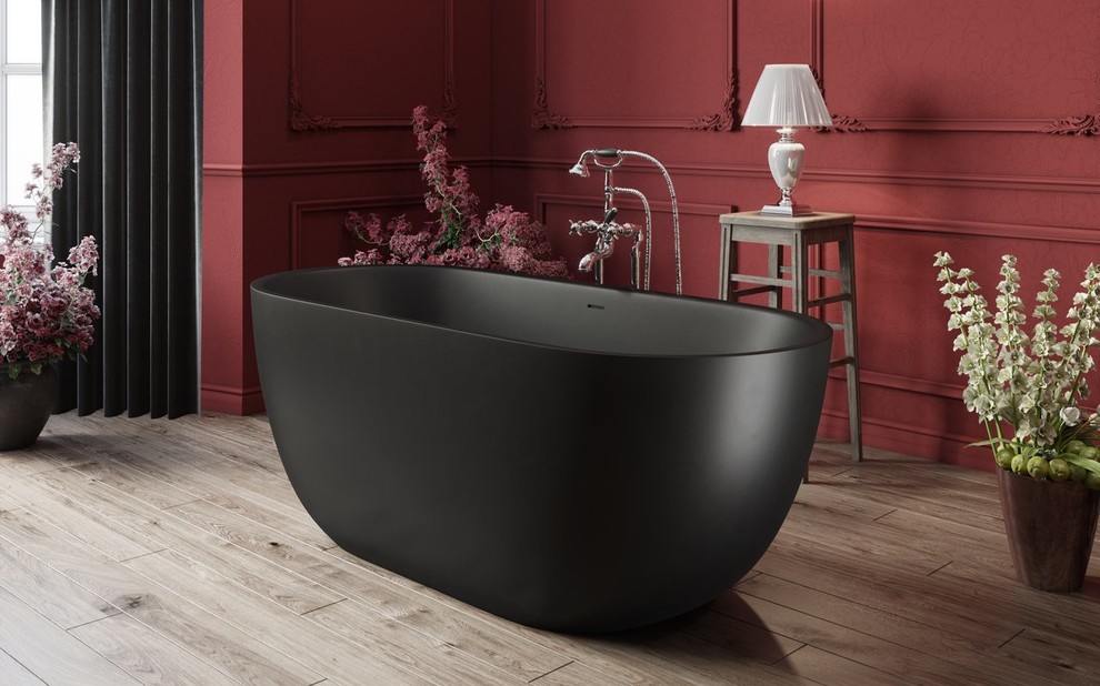 Corelia Черная Каменная Ванна от Viva Lusso