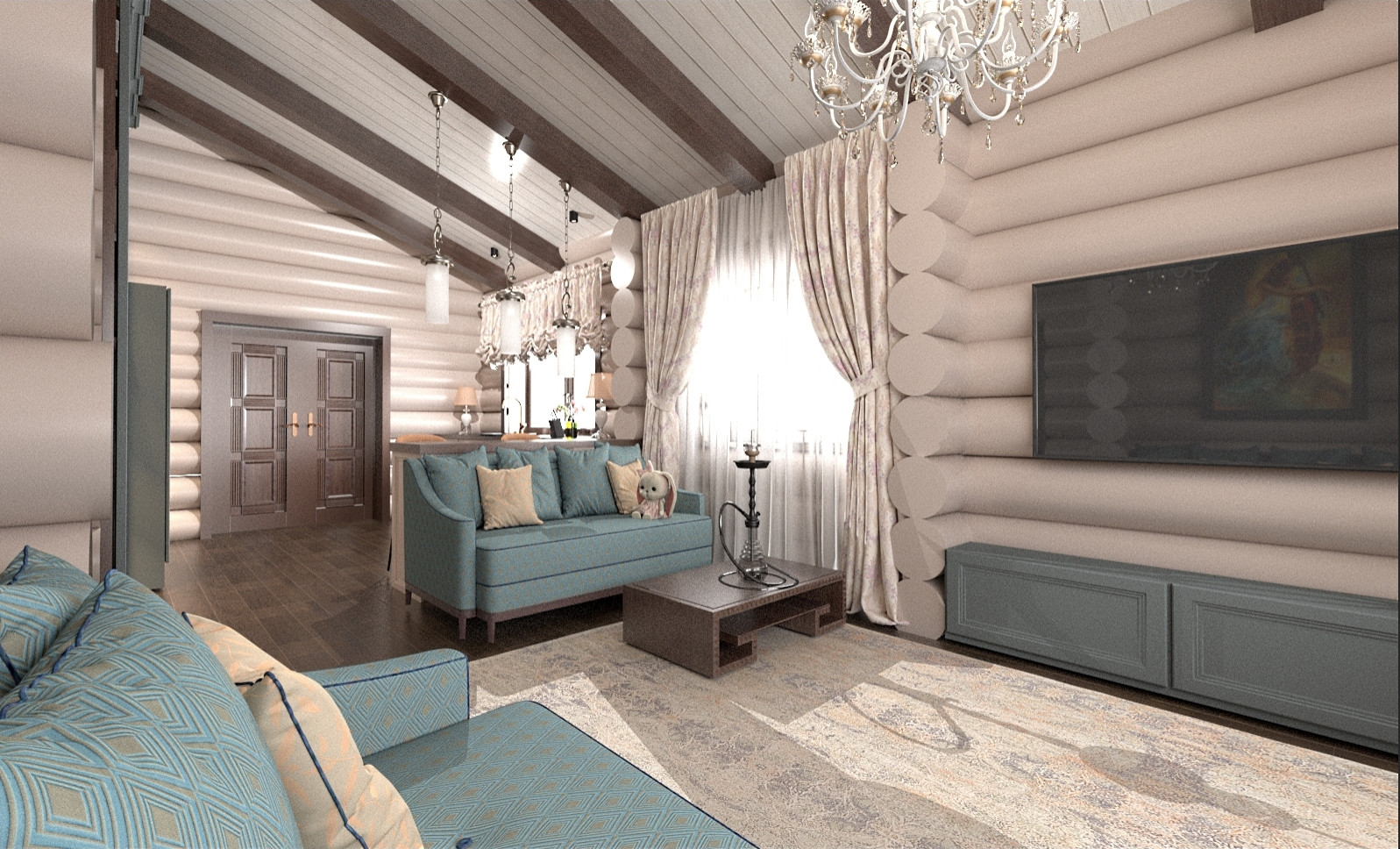 Обложка проекта: Дом в деревне "Кривец"