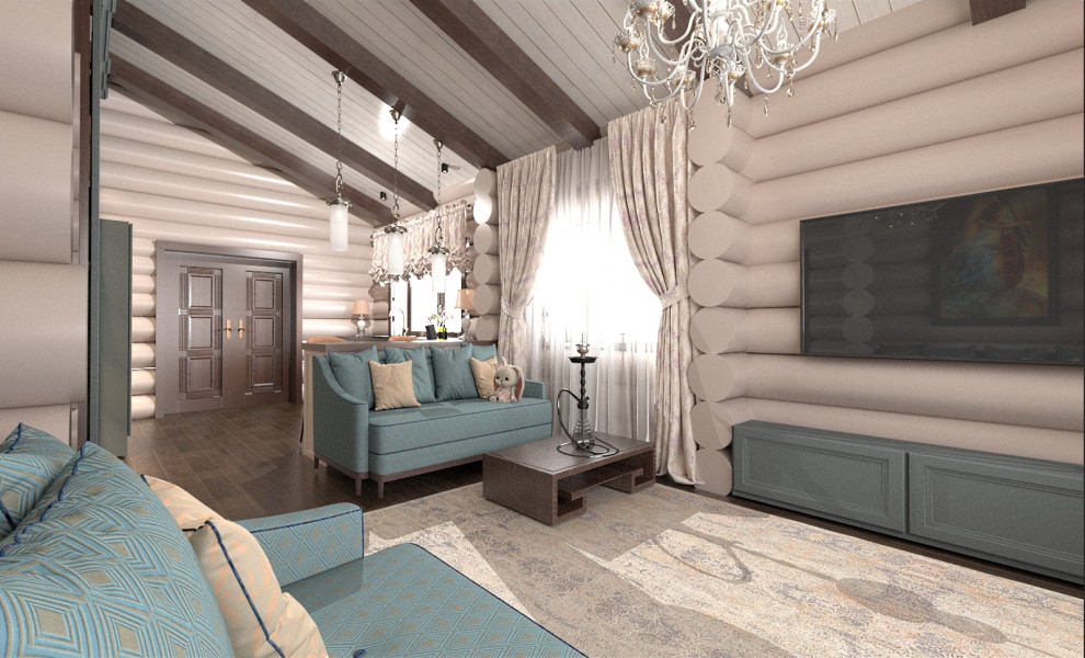 Обложка проекта: Дом в деревне "Кривец"