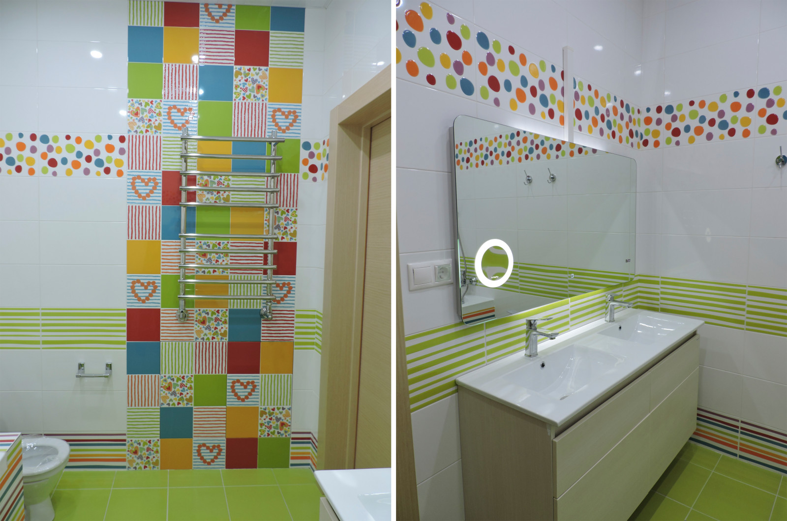 Обложка проекта: Детская ванная в частном доме.