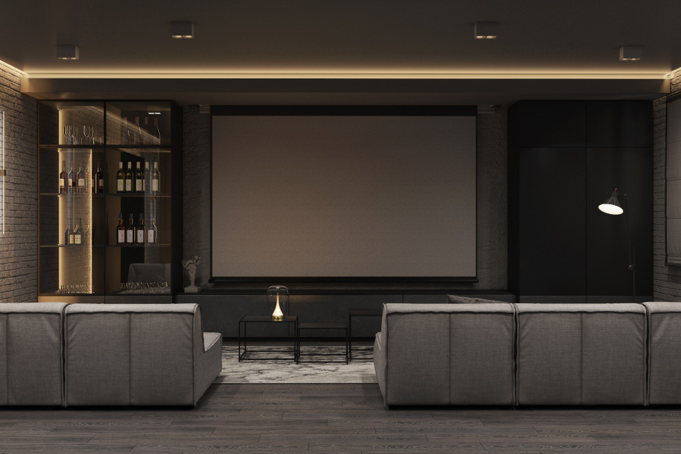 Дизайн проект подвального помещения 127м²