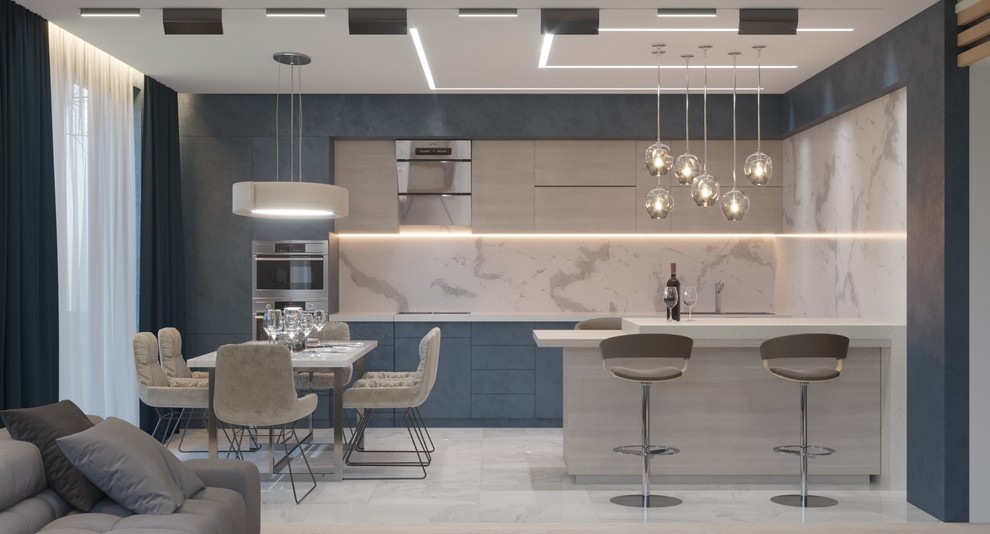 Проект загородного дома в современном стиле