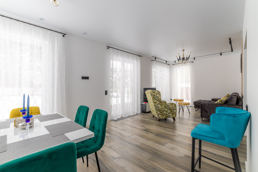 Дом в Назарьево 175 кв. м. Проектные решения 1-го этажа.