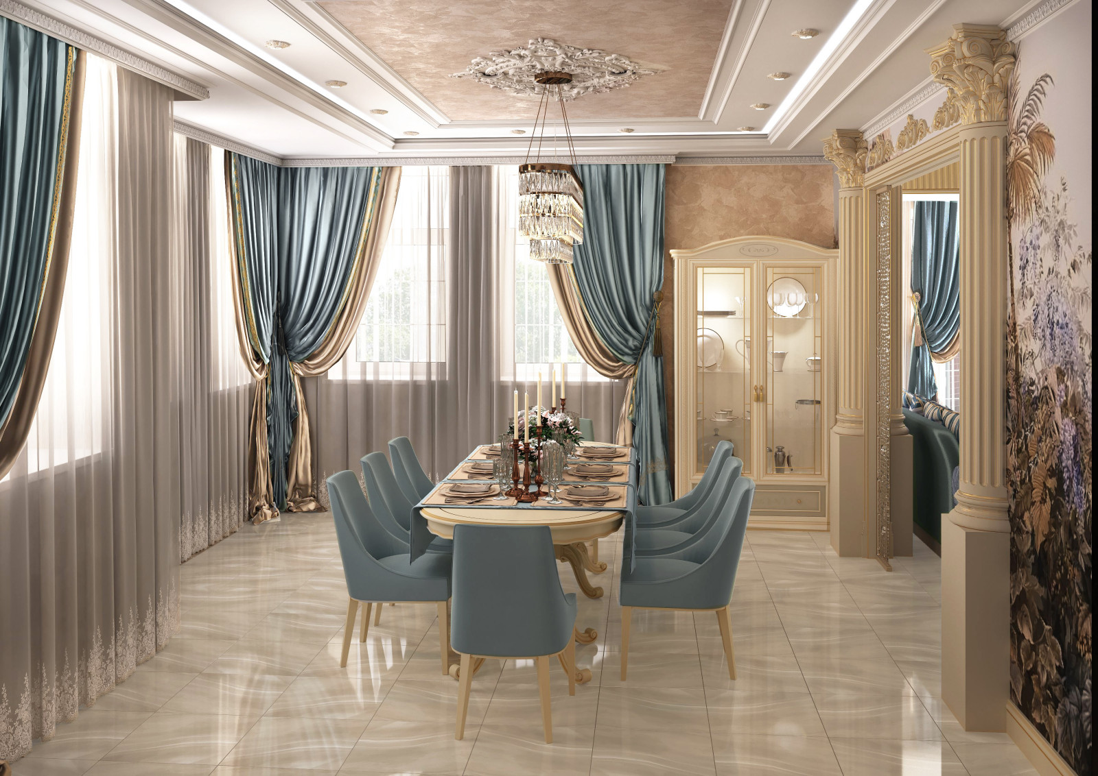 утончённая роскошь в  классическом стиле