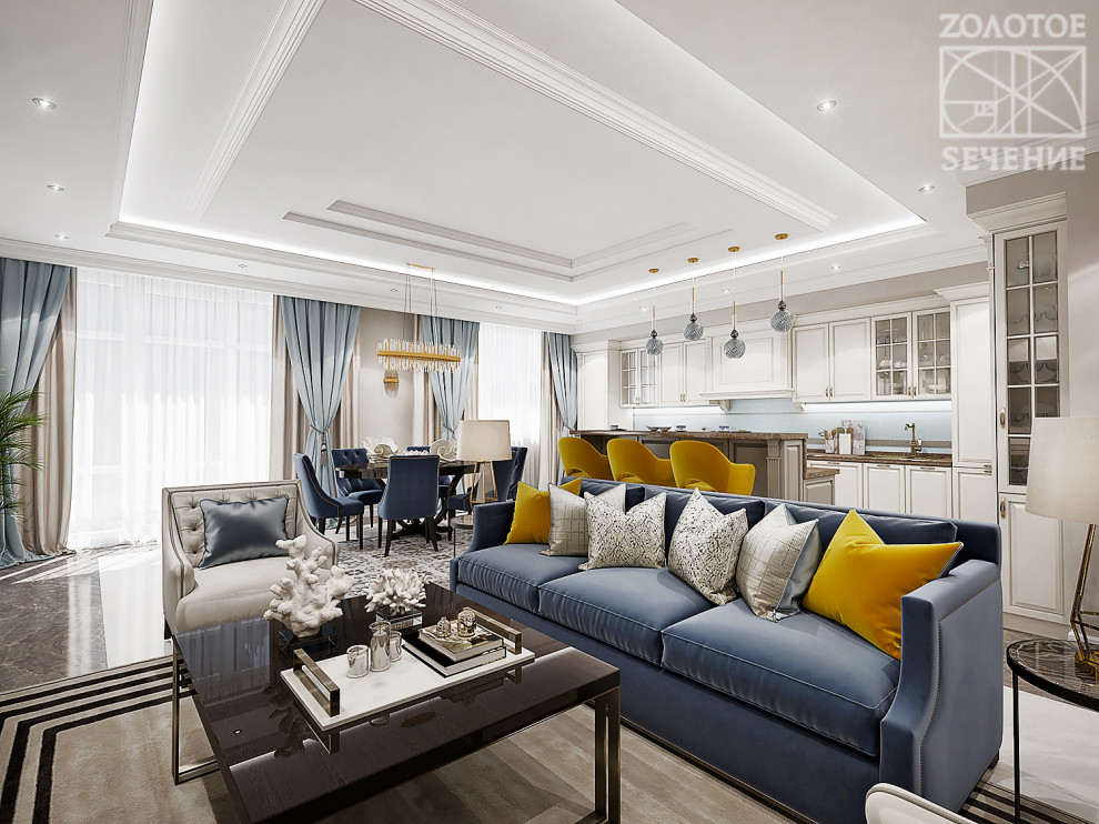 Современная классика в интерьере загородного дома