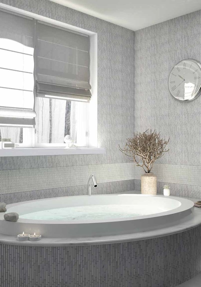 Мозаика из натурального камня в интерьере