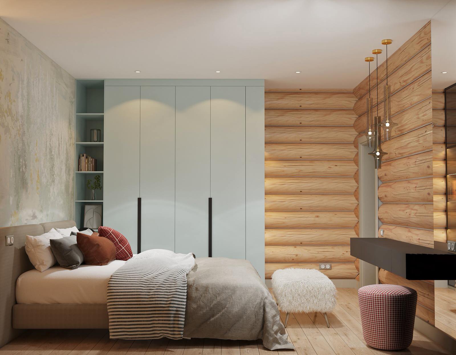 Дизайн проект дома из рубленного бревна