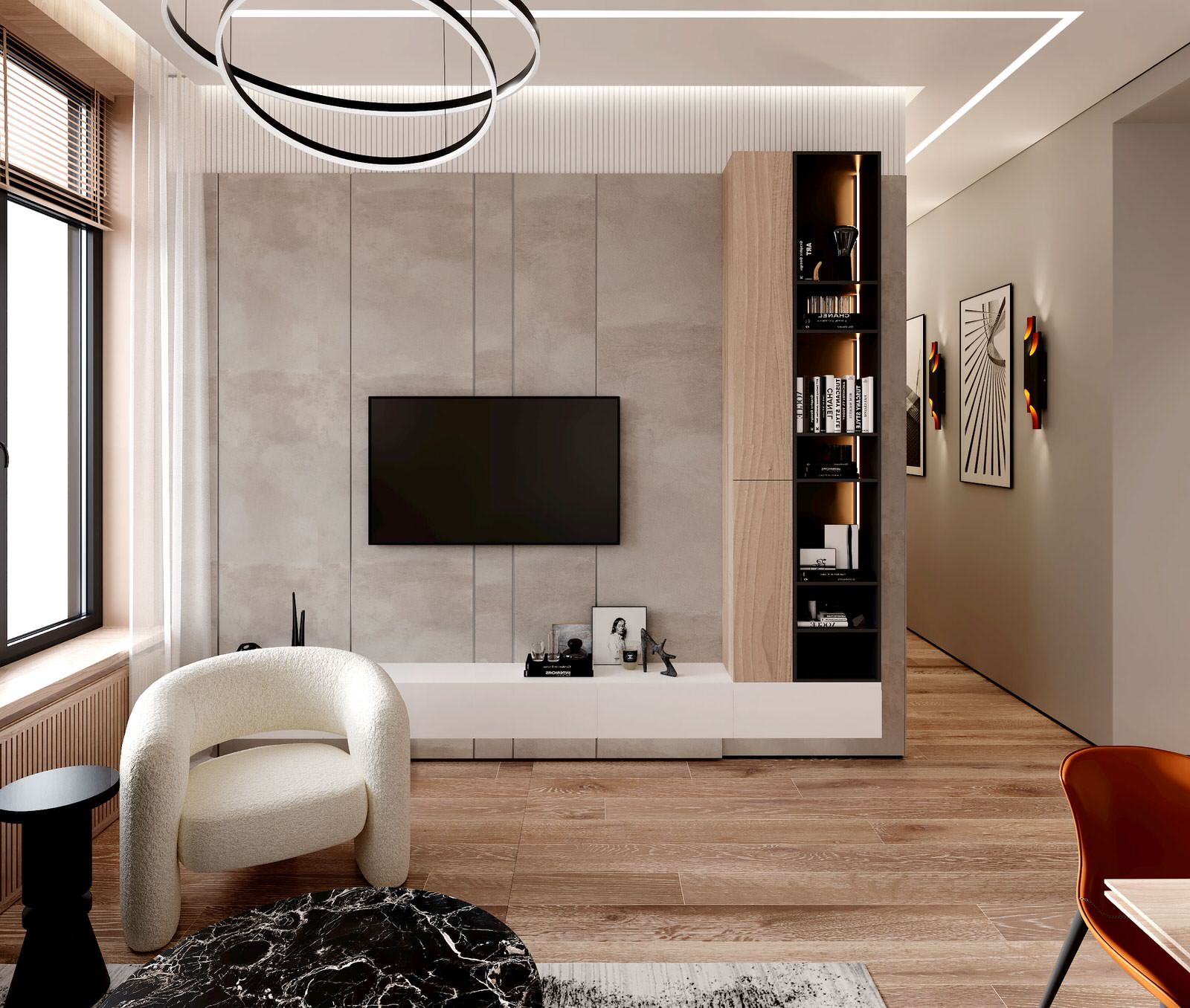 Интерьер квартиры в ЖК "Вест Гарден"