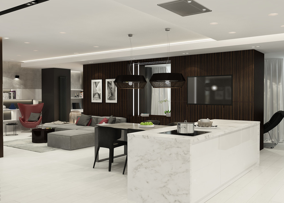 Обложка проекта: Квартира - ул Тверская, 185м2