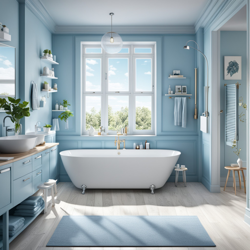 Ванная комната созданная ИИ