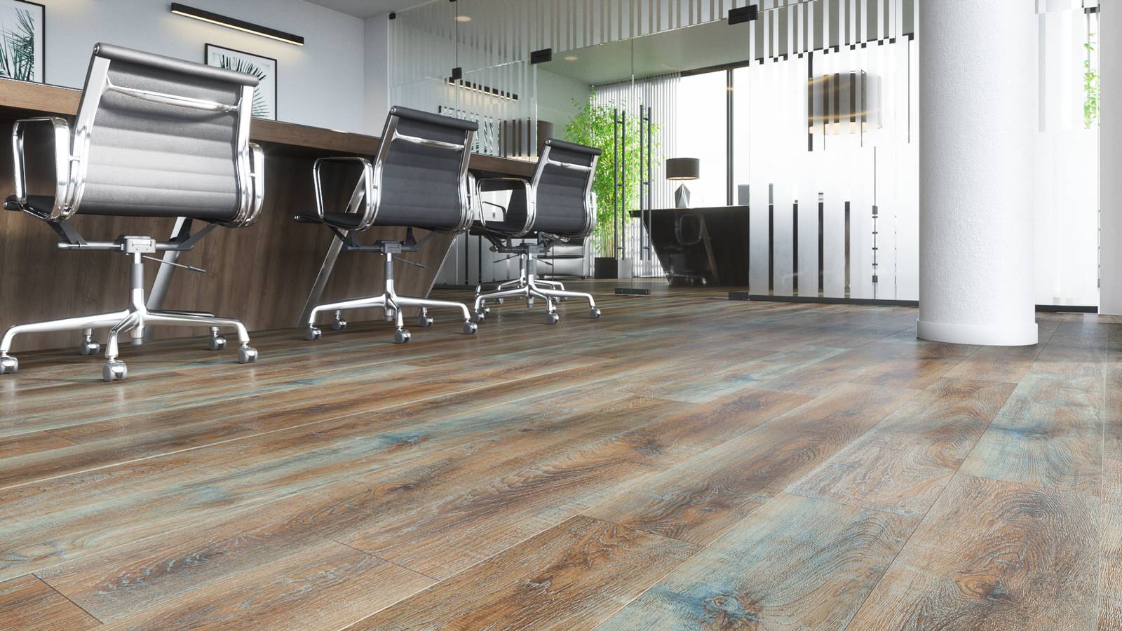 Кварцевый ламинат Fargo в интерьере