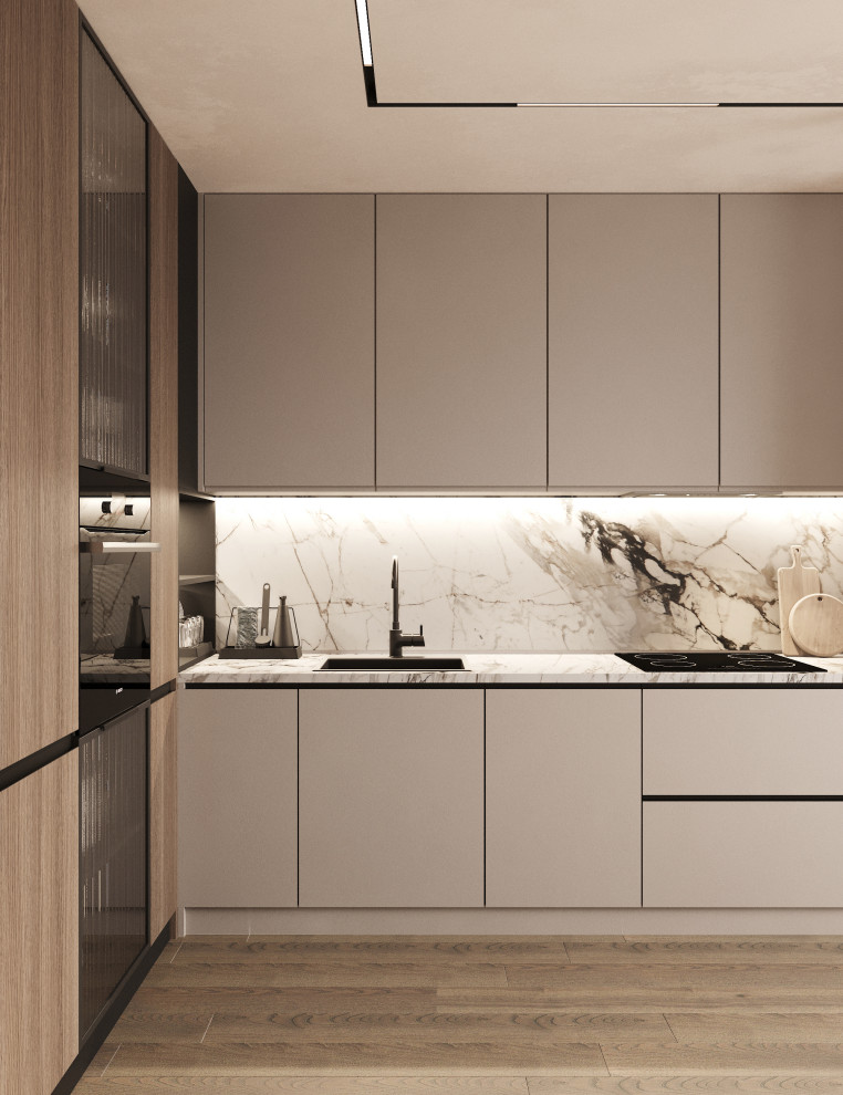 Проект интерьера кухни-гостиной