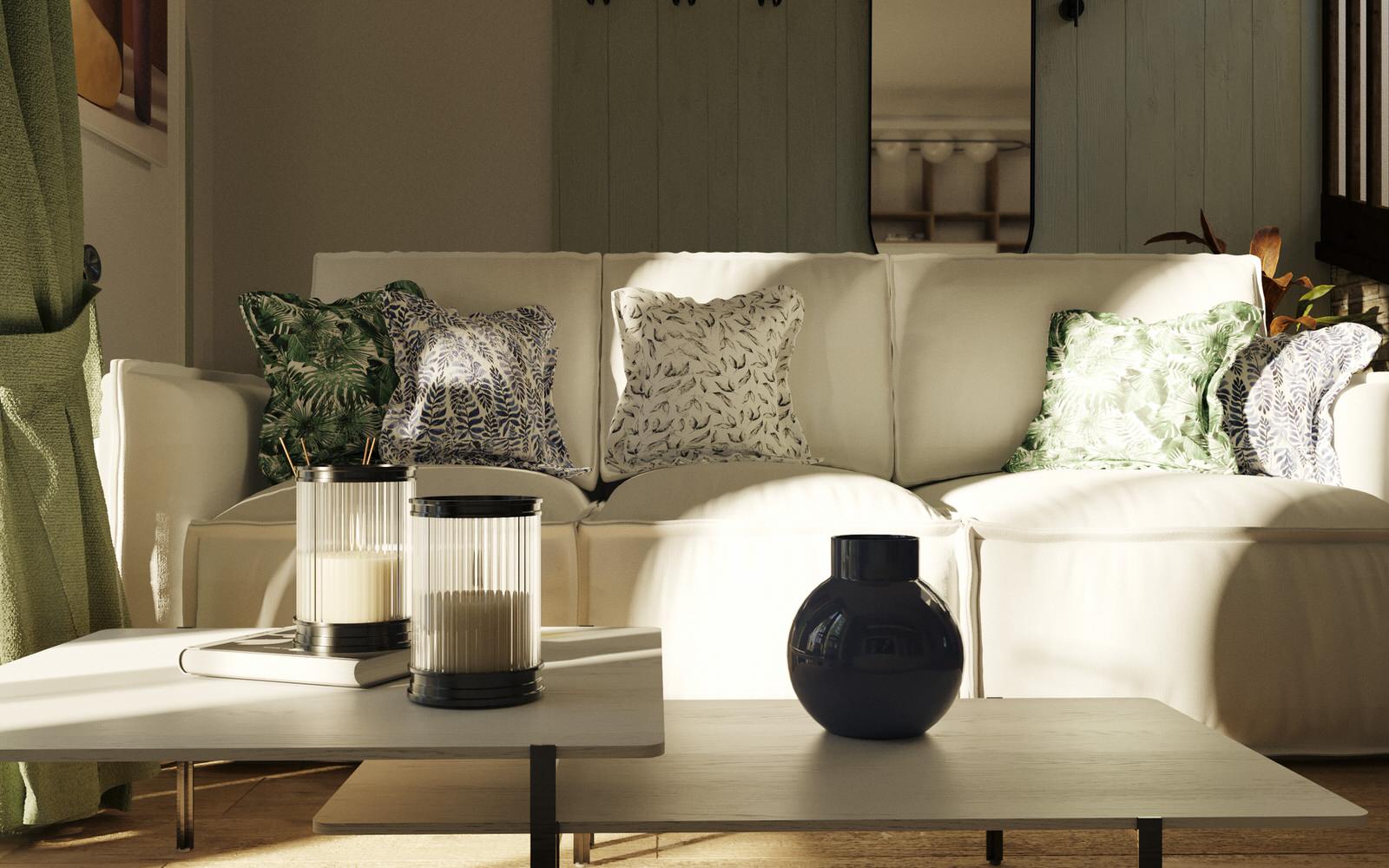 Progetto Soggiorno ad un piccolo appartamento a Gorizia