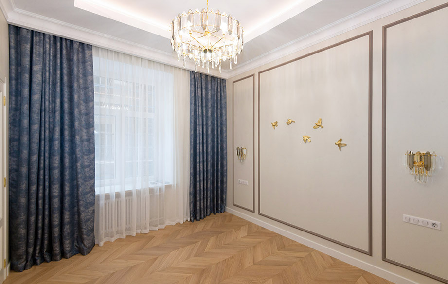 Капитальный ремонт квартиры 120 кв. м. в доме 1915 года.