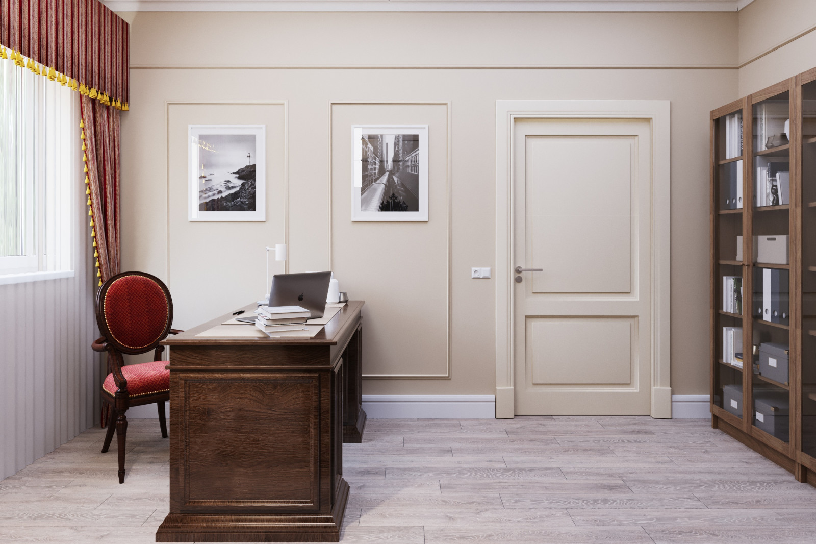 Обложка проекта: Кабинет в винтажном стиле