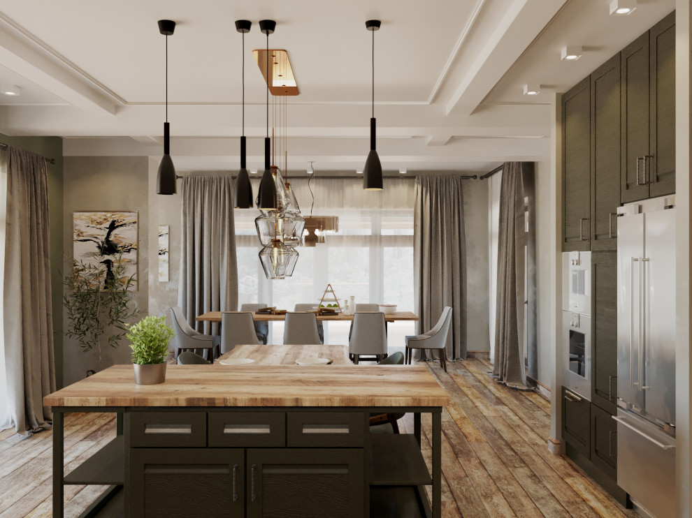 Дизайн проект интерьера загородного дома 850 м2