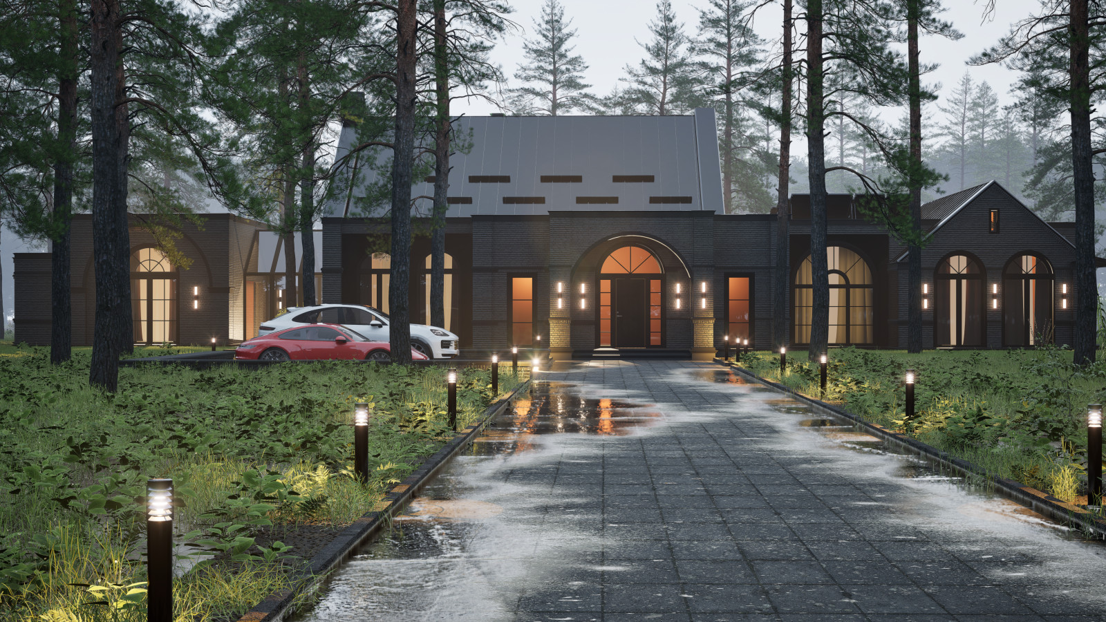 Загородный дом в стиле современный Голландский Модерн (Dutch modern house)