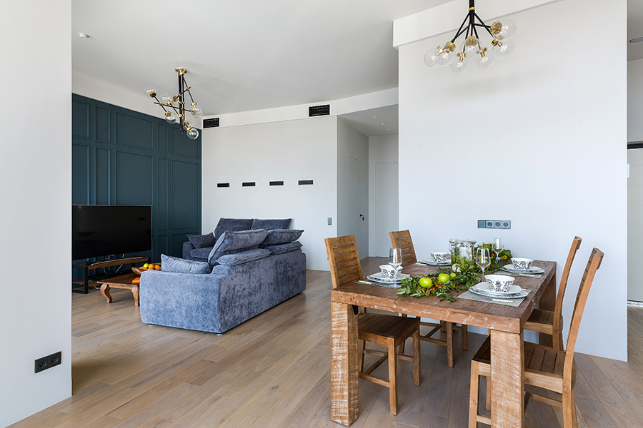 КВАРТИРА ДЛЯ СОВРЕМЕННОЙ ТВОРЧЕСКОЙ СЕМЬИ