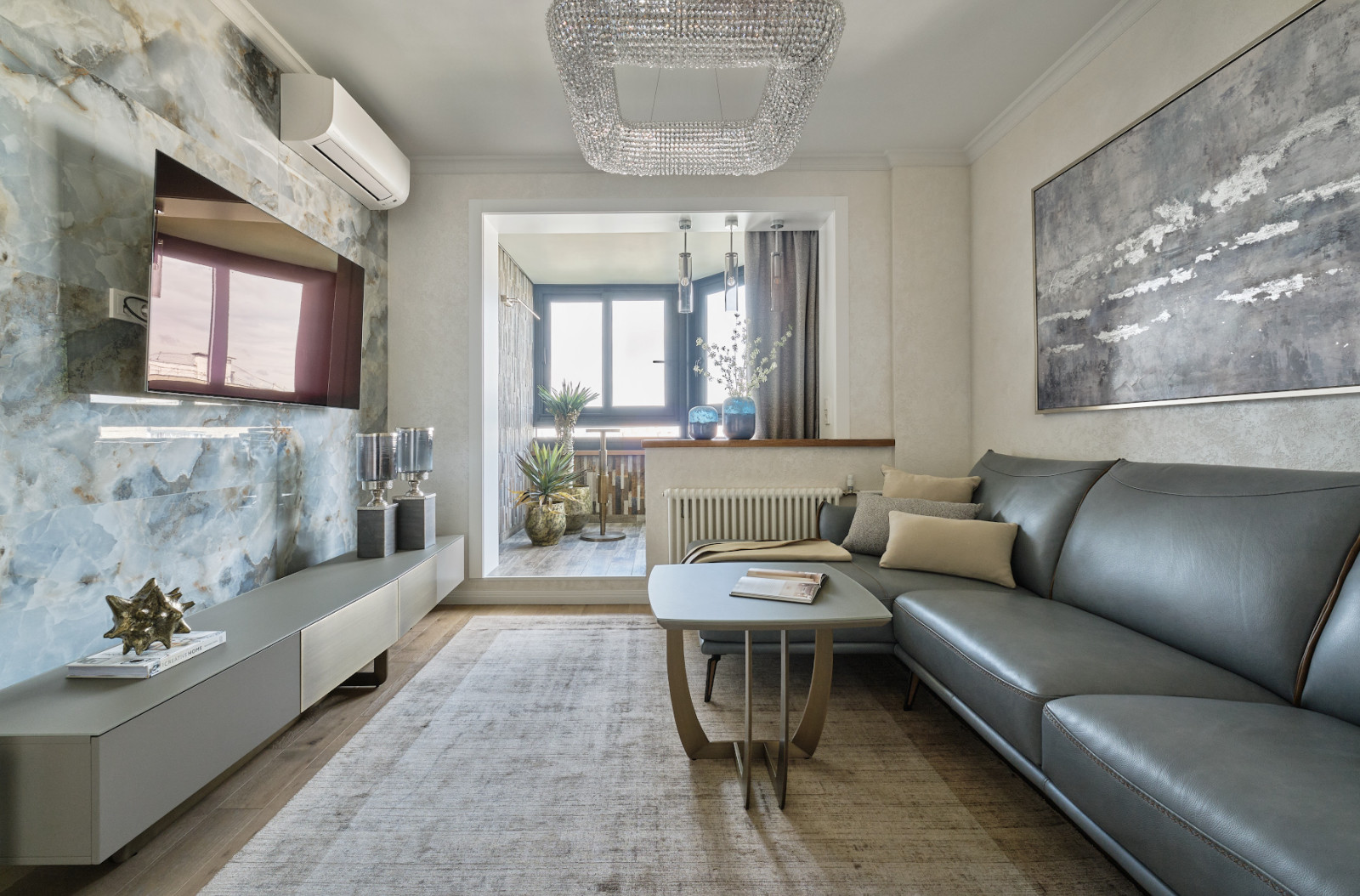 Интерьерная съёмка квартиры на Ботанической (Москва)