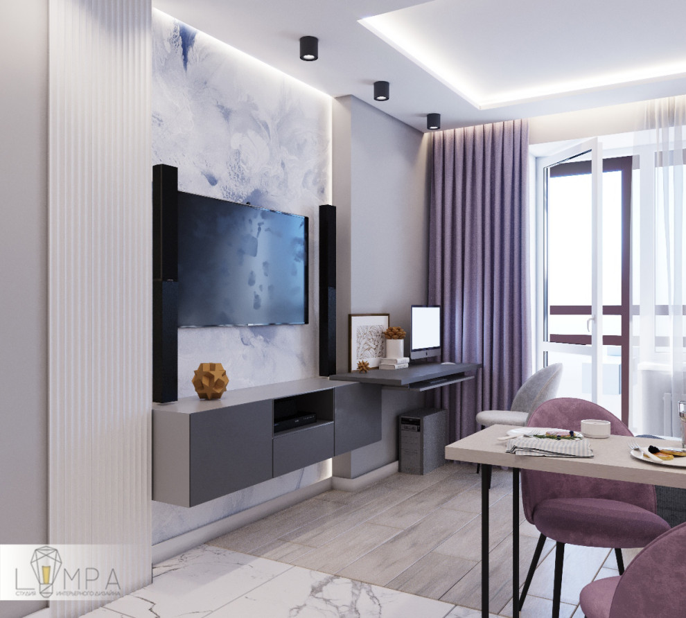 Обложка проекта: Кухня-гостиная ЖК Две Столицы