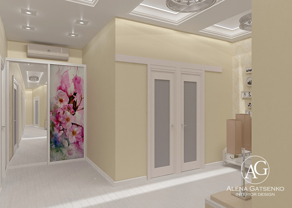 Дизайн частного дома в пастельных тонах