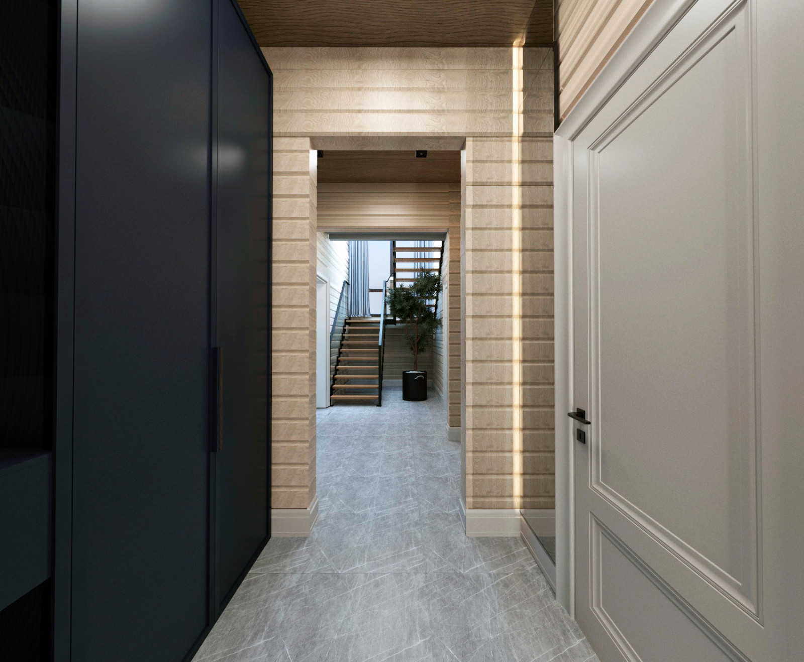 Дом из бруса в ЭКО стиле