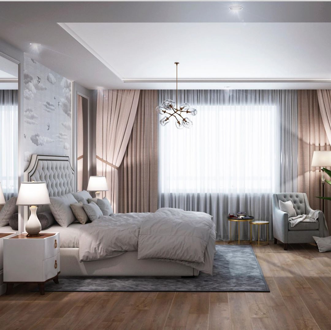 Спальня в загородном доме