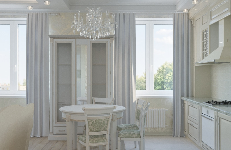 Проект квартиры  в Выхино в  стиле неоклассика