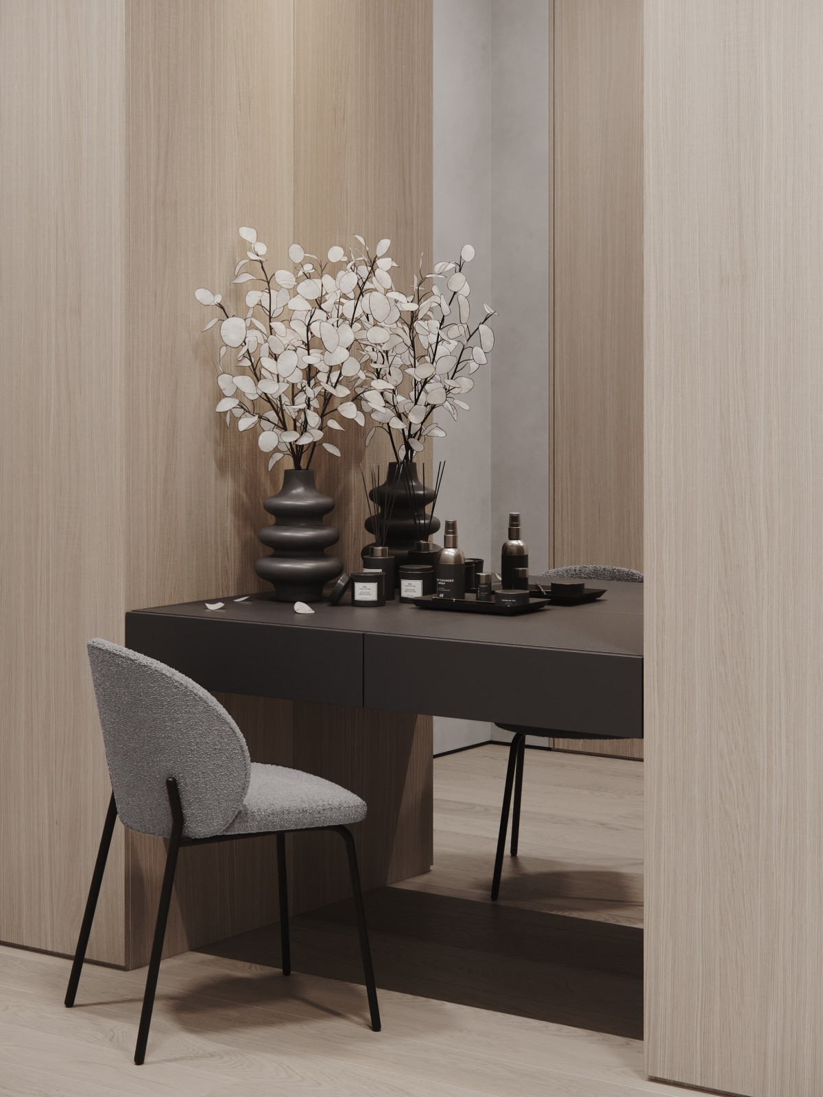 Квартира 144,8 m в стиле современный минимализм