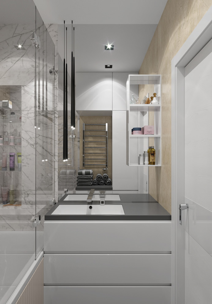 Дом Мегалит на Неве. Игра полос.