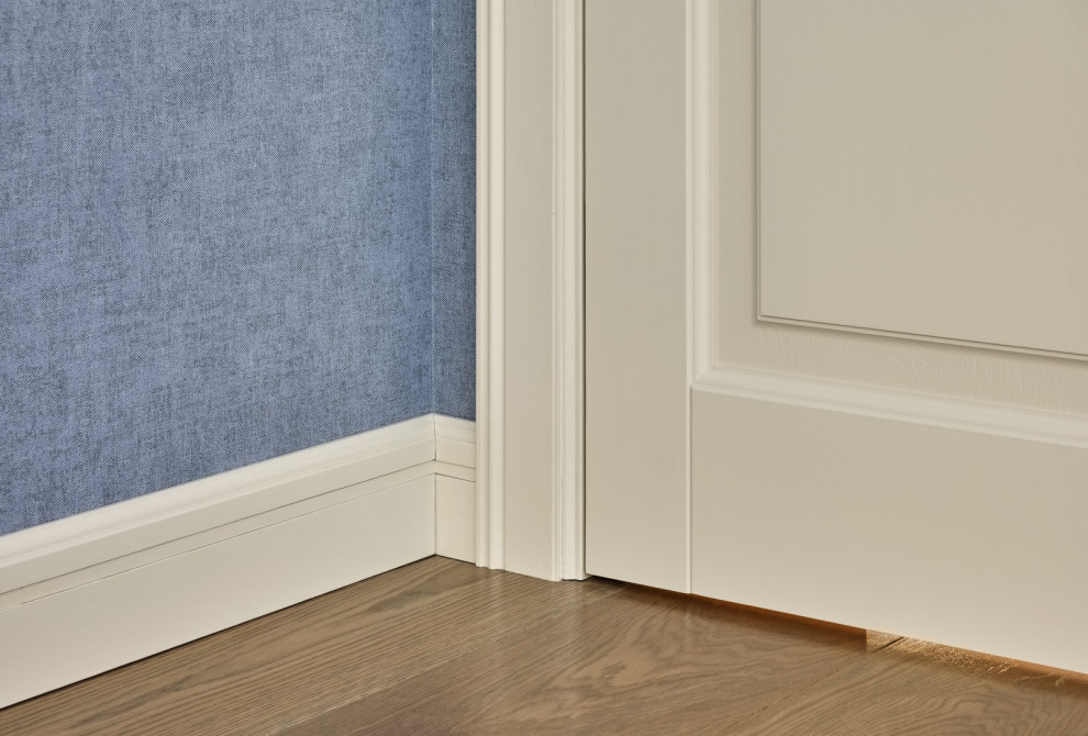 Кантри Ral 1013 в интерьере дома