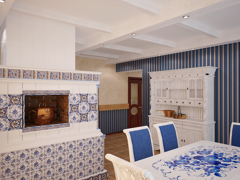 Русская печь в доме