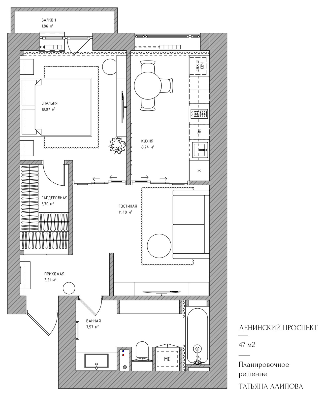 Квартира на Ленинском пр.