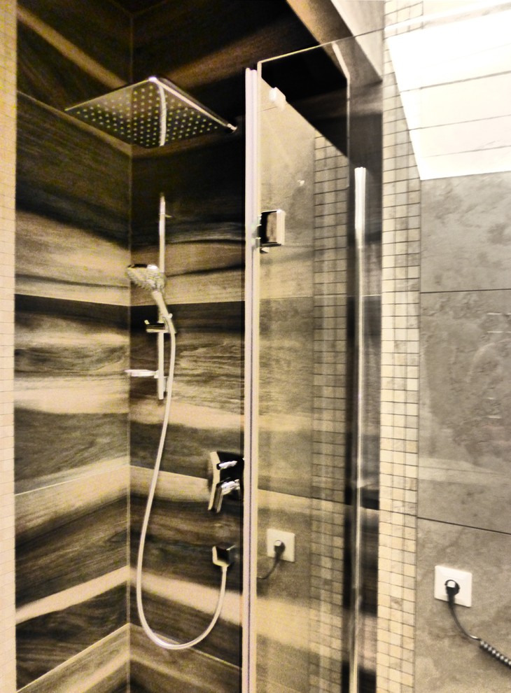 санузел в стиле лофт