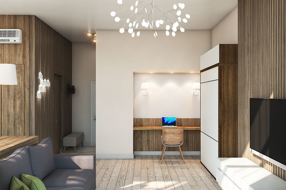 Квартира 40м2 в стиле минимализм.