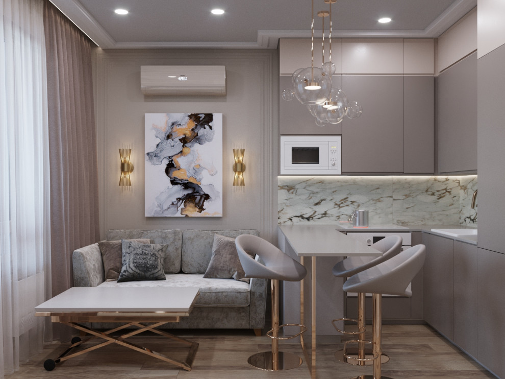 Обложка проекта: Однокомнатная квартира для молодой девушки