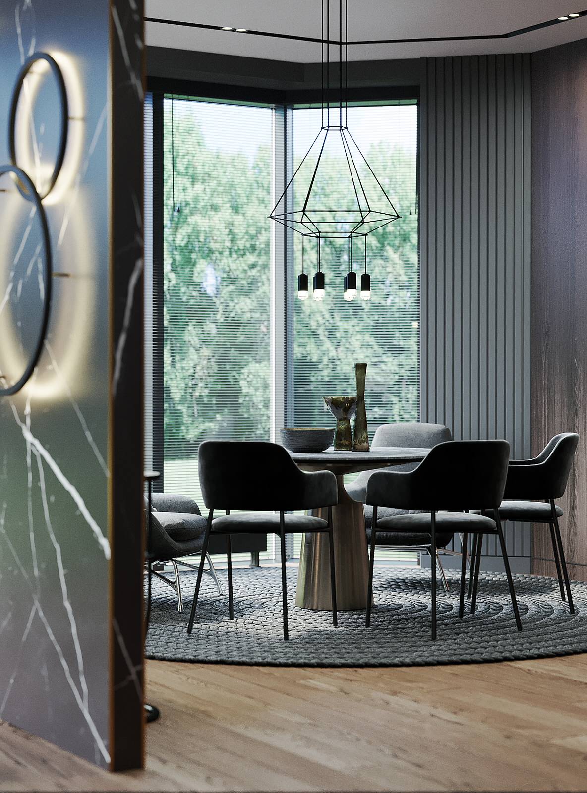 Дизайн интерьера загородного дома д. Никульское