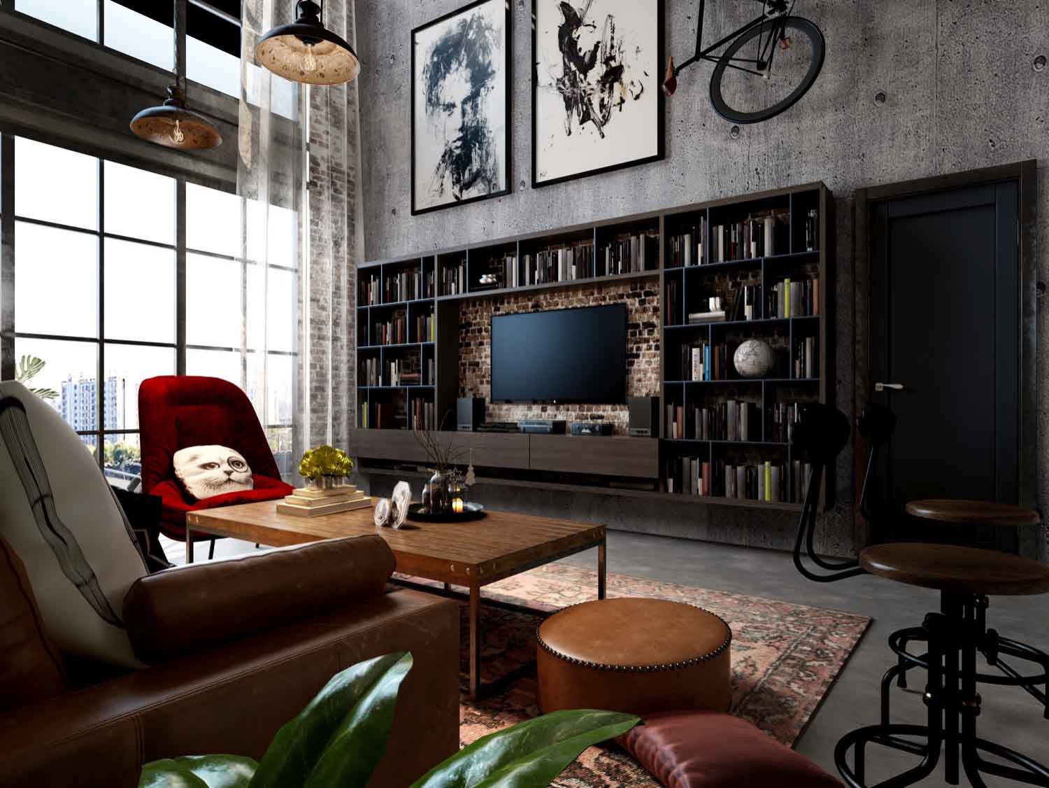 Лофт проект квартиры