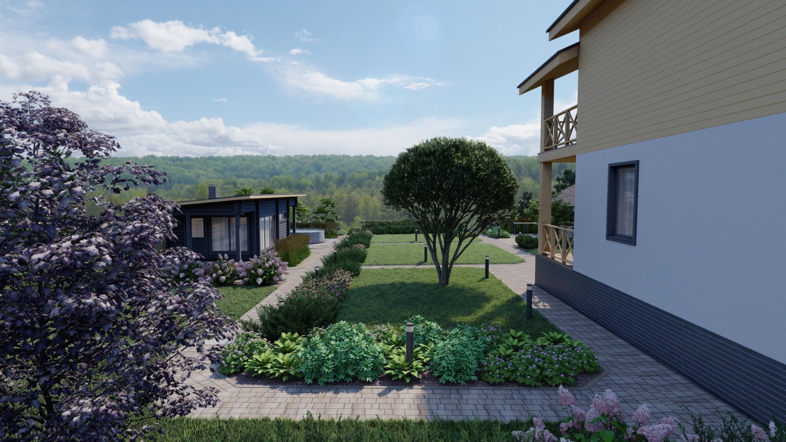 Лиловый холм