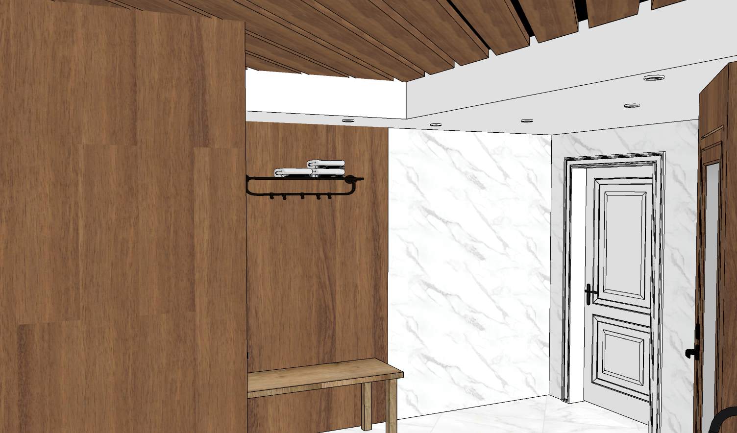 Баня в частном доме.