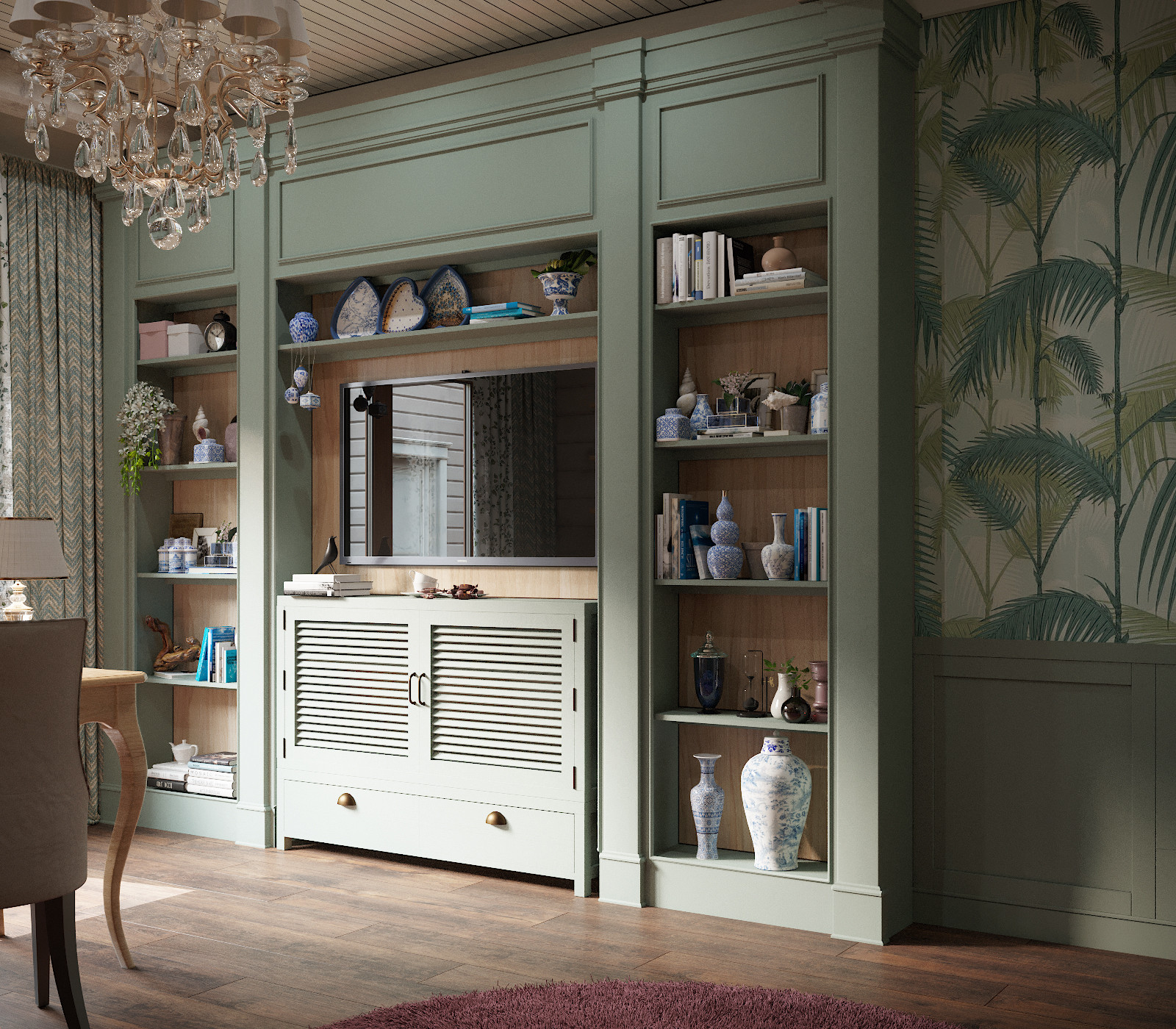 Интерьер в стиле Прованс в пос. Медное Озеро