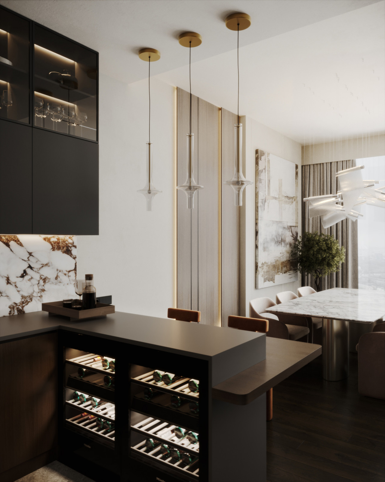 Дизайн интерьера: Квартира ЖК Neva Towers | 110 м2